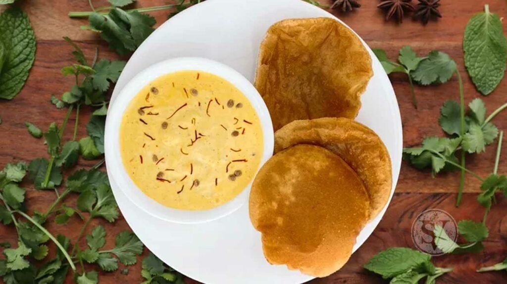 Shrikhand-puri