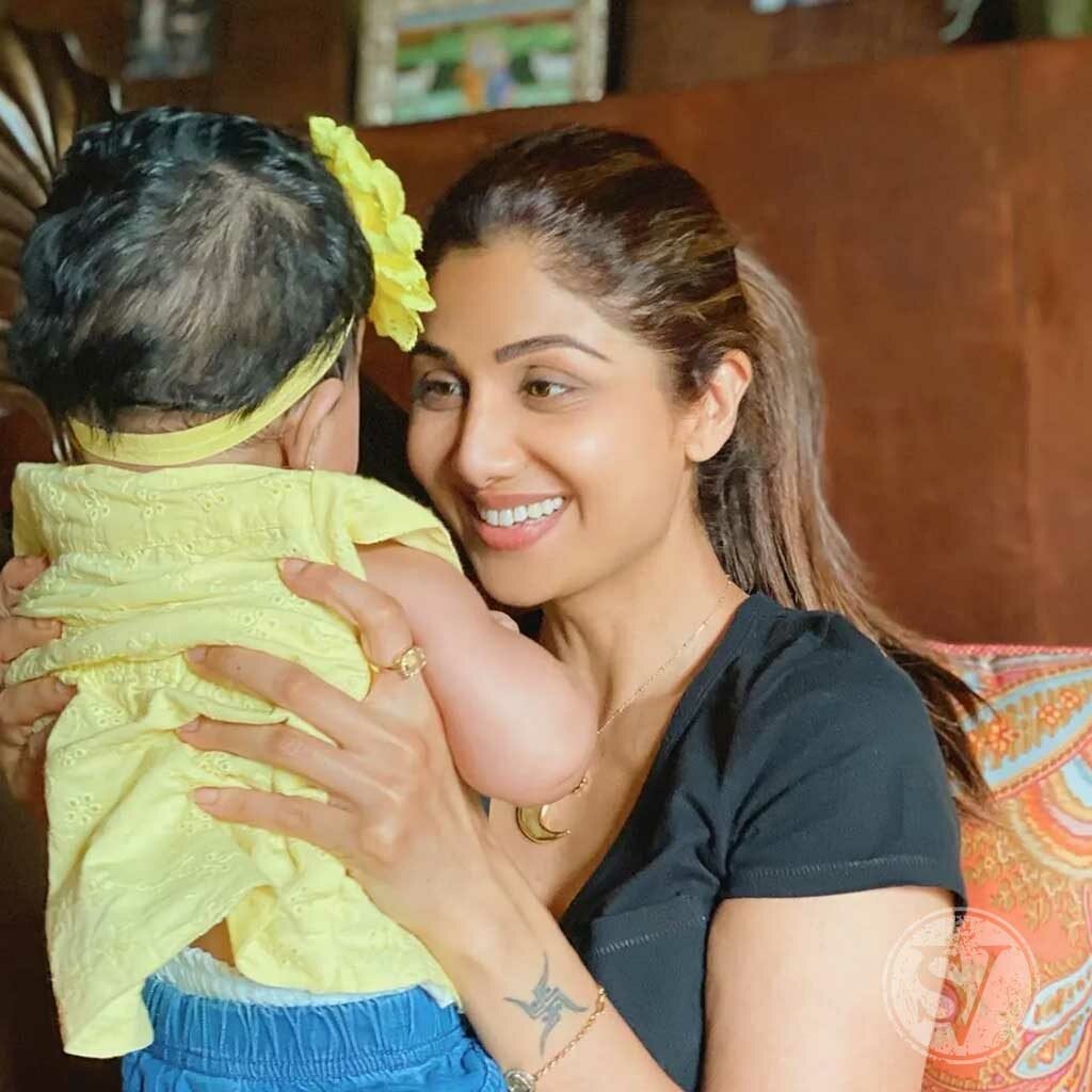 Shilpa Shetty with Baby