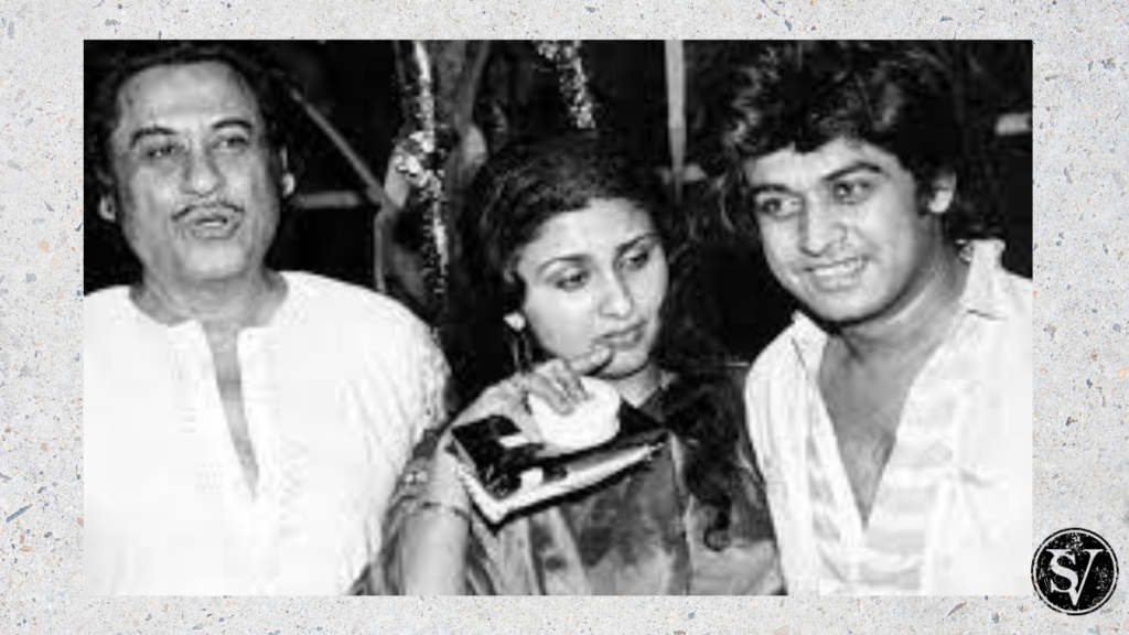 Kishore Kumar with leena and Amit