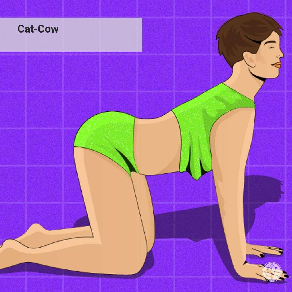 Cat-Cow Yoga Position