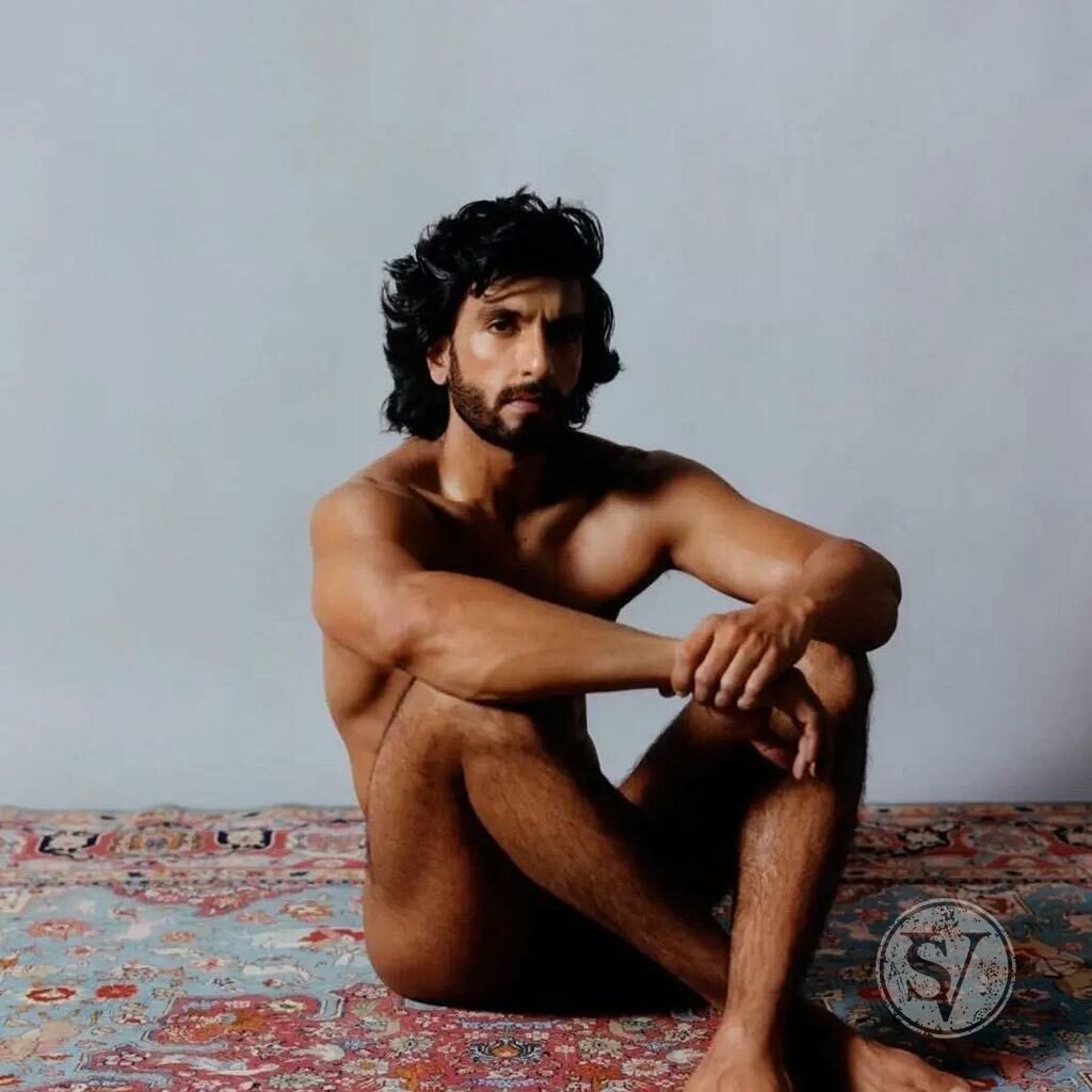 Ranveer Singh poses naked