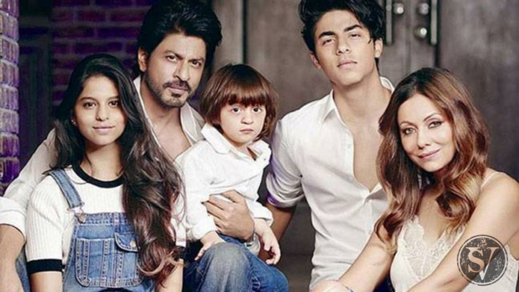 SRK With Wife and Kids