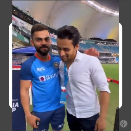 Saqib With Virat