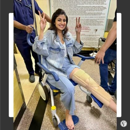 Shilpa Shetty breaks leg