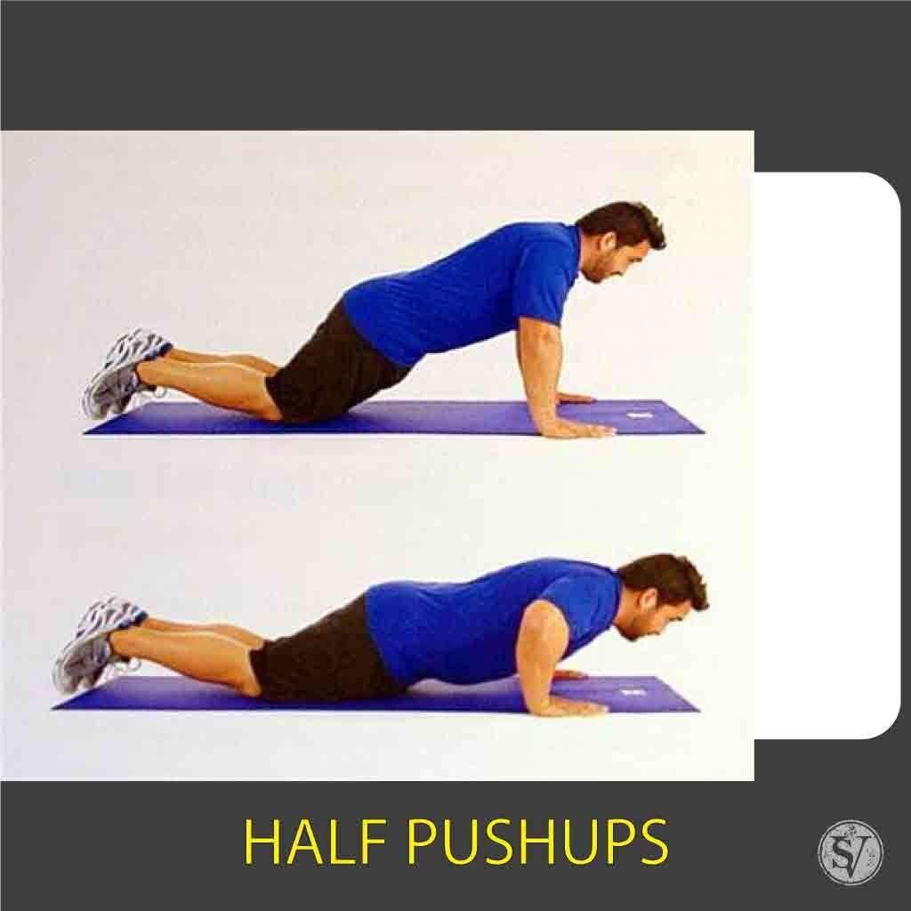 Half Pushups