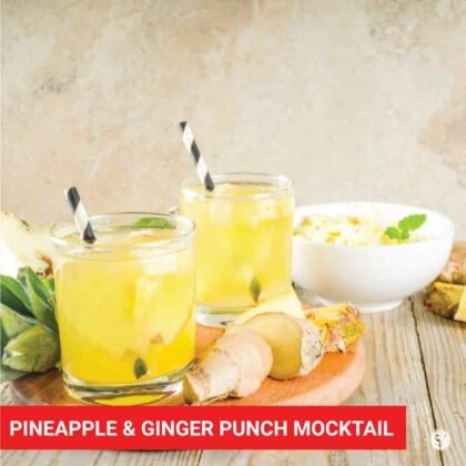 Pineapple and Ginger Mocktail